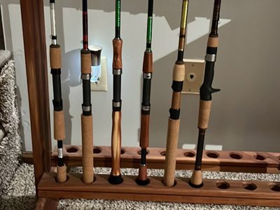 CUSTOM WALLEYE/SMALL MOUTH SPINNING ROD - Yogi Rods LLC